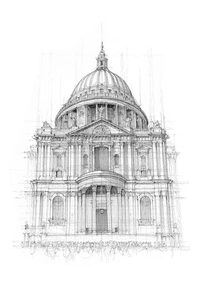 St. Paul's Cathedral アート作品 LKersh Saint Paul's Cathedral, London | Domestika